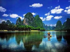桂林山水风景旅游胜地漓江
